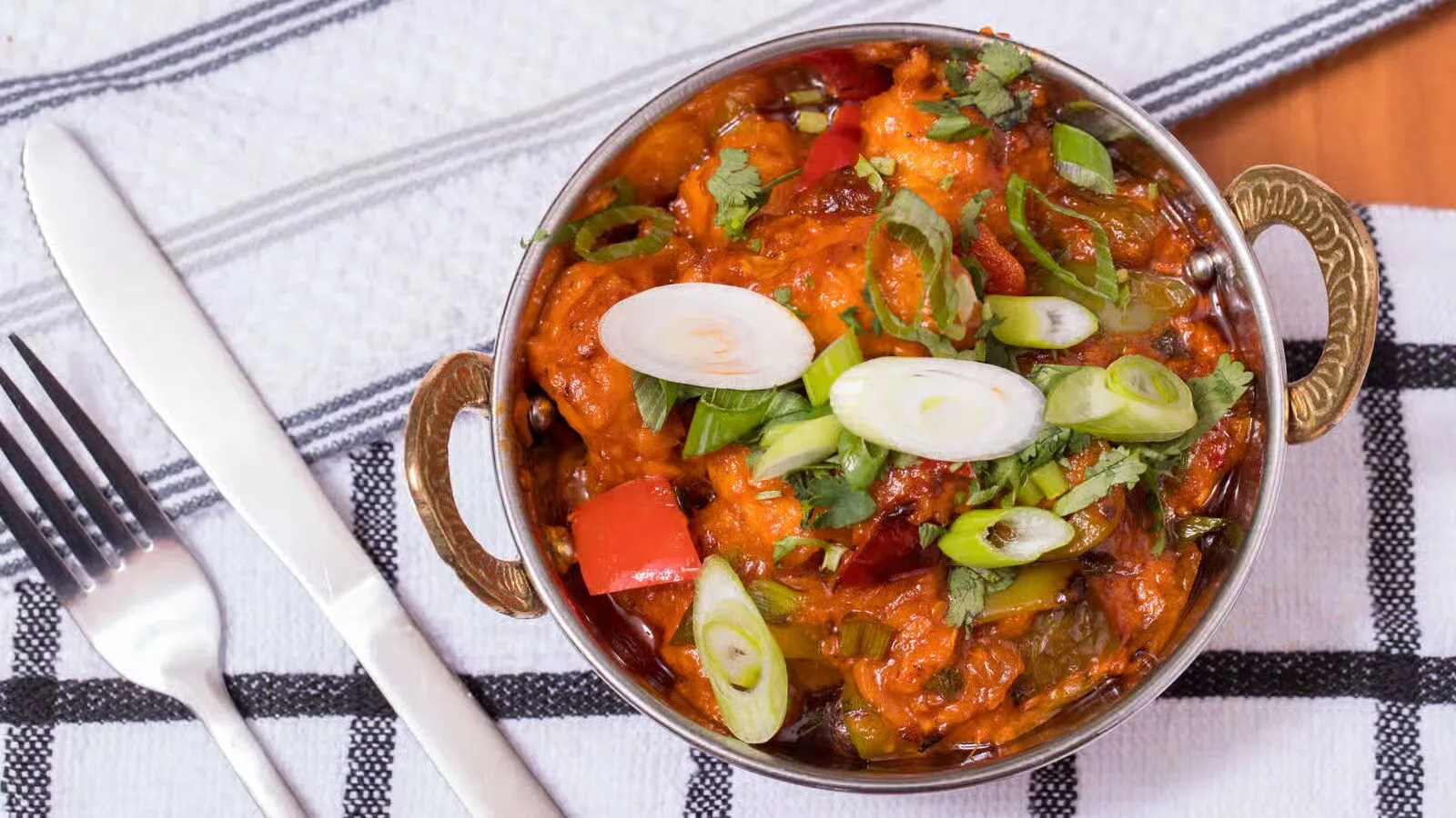 Butter chicken curry at Shahi Flames Indian Restaurant Winnipeg